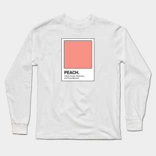 Peach Long Sleeve T-Shirt